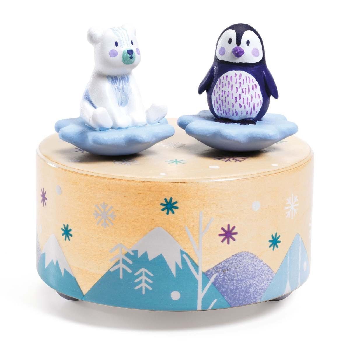 DJECO Spieluhr Musikuhr Eisbär & Pinguin günstig online kaufen