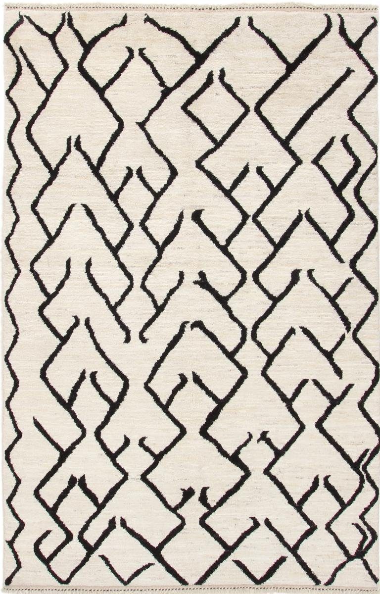 Orientteppich, Maroccan mm Moderner Trading, 159x246 rechteckig, Höhe: Orientteppich Nain Berber Handgeknüpfter 20