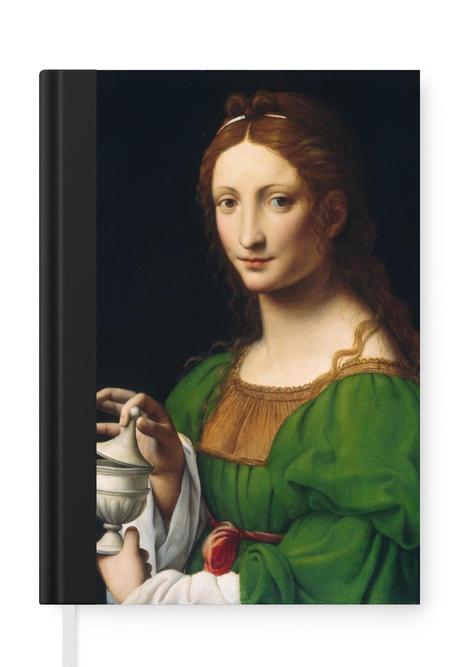 MuchoWow Notizbuch Maria Magdalena - Leonardo da Vinci, Journal, Merkzettel, Tagebuch, Notizheft, A5, 98 Seiten, Haushaltsbuch