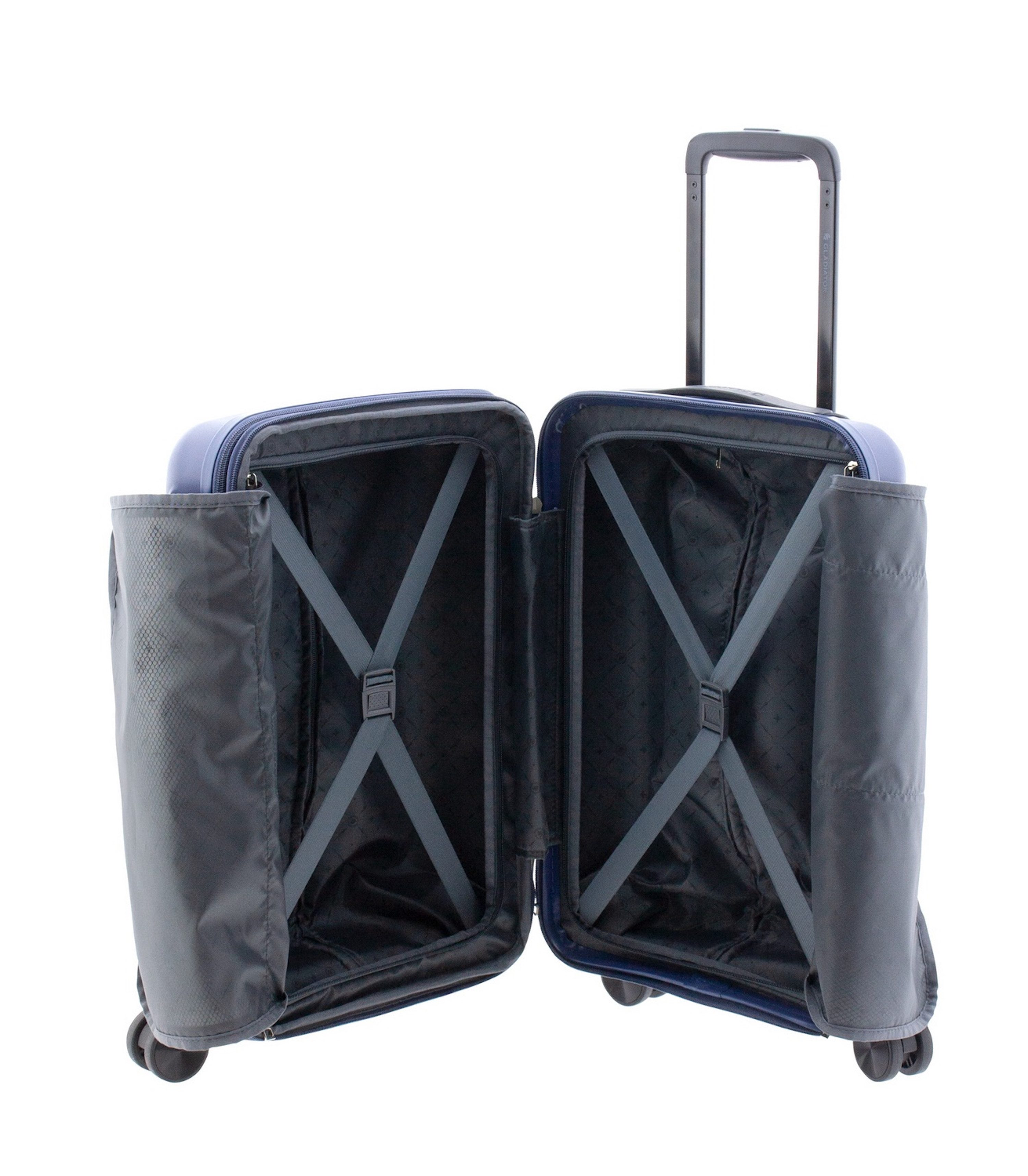 GLADIATOR Hartschalen-Trolley M - 63 cm, Dehnfalte - 70 Liter - 3 Jahre Garantie