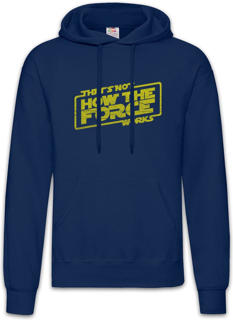 Hoodie How The Force Works Herren Hoodie Luke Star Alliance Sci-Fi Pilot Wars