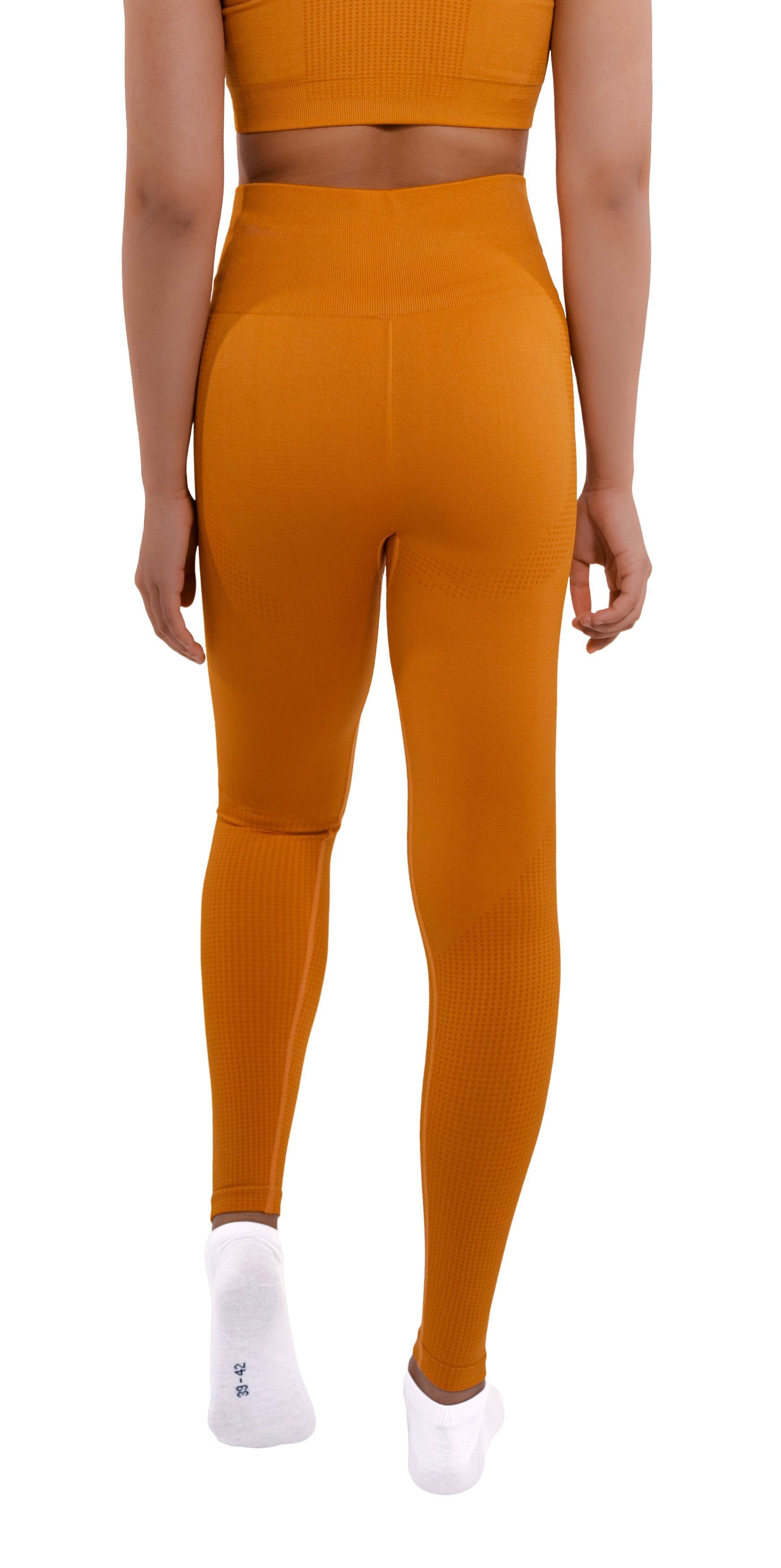 Stark Soul® Highwaist Leggings Sport Leggings "reflect" mit hohem breitem Bund
