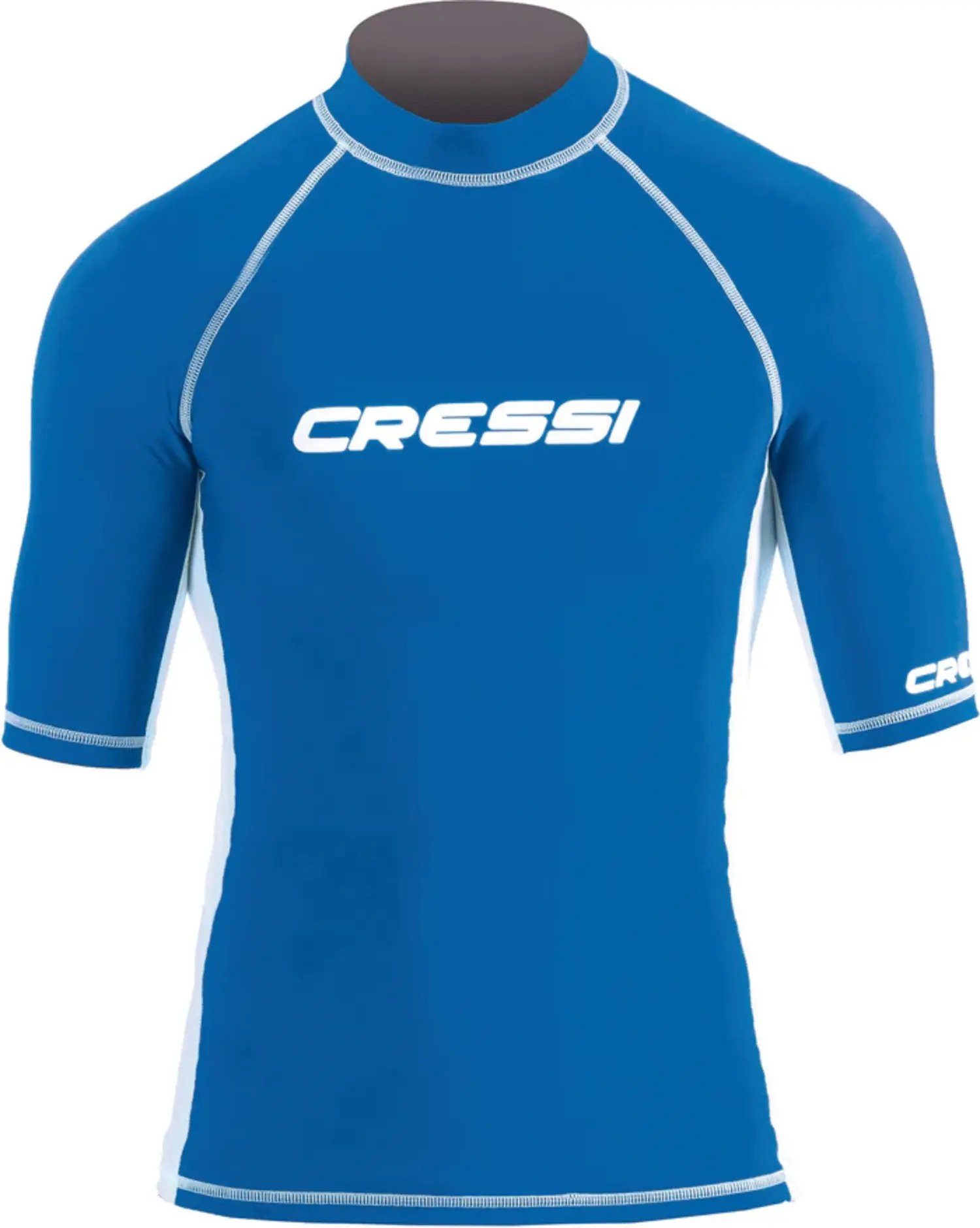 Cressi Rash Guard Cressi Herren Rash Guard MAN Short Sleeve blue | Sportshirts