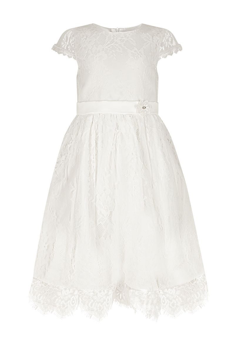 happy girls Spitzenkleid Spitzenkleid Flügelärmel wadenlang (1-tlg) edel