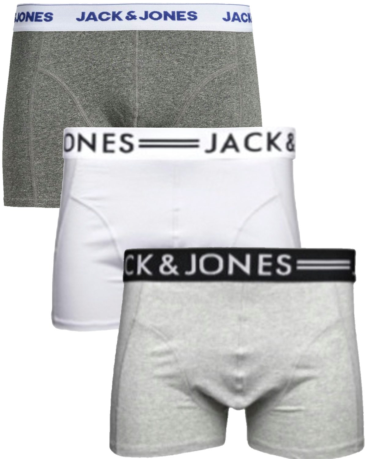 Jack & Jones Boxershorts (3er-Pack) mit Logo auf dem Taillenbund