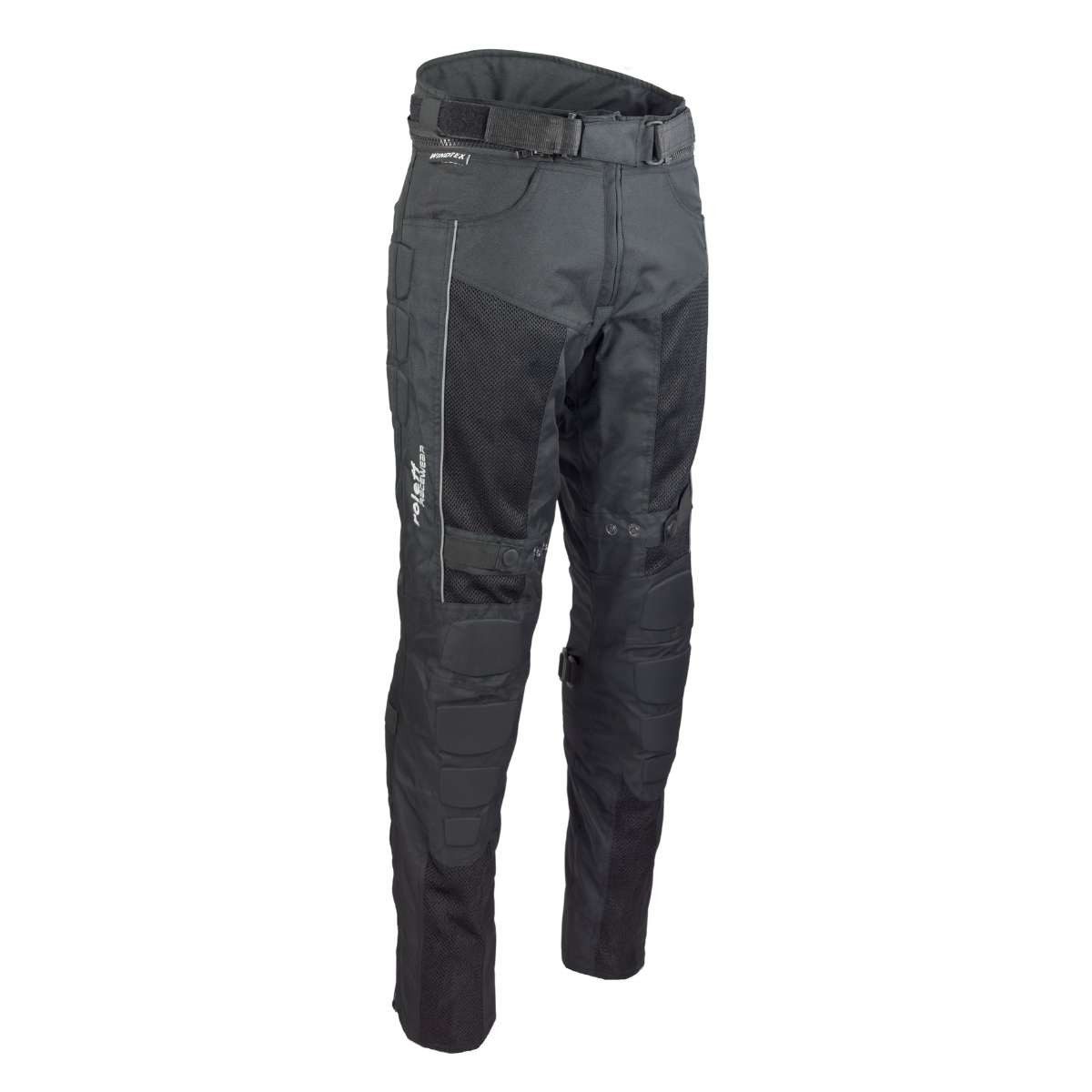 roleff Motorradhose RO480 Sommer-Mesh- Hose - Atmungsaktiv, wasserdicht & mit Protektoren auch in großen Größen