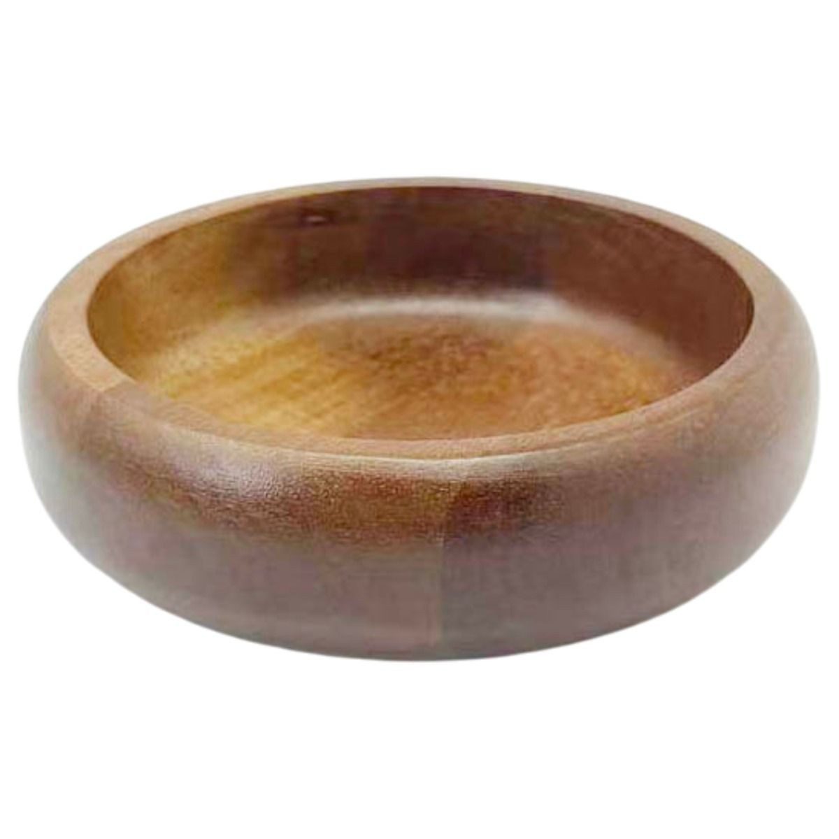 Bricard Servierschale Kleines flaches Massivholz-Schälchen im minimalistischen Design, (1-Stück, 1-tlg), Akazie Holz