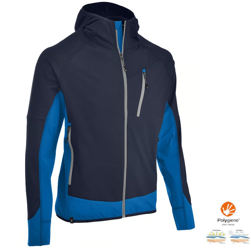 Maul Trekkingjacke Maul - Kronplatz funktionelle Sport Outdoorjacke Fleecejacke, blau