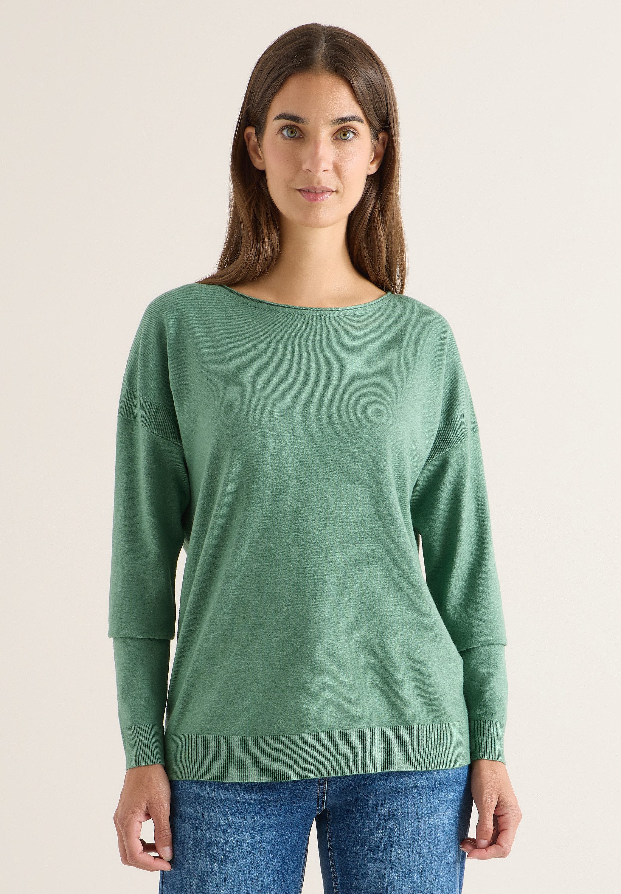 CECIL Strickpullover aus softem Materialmix