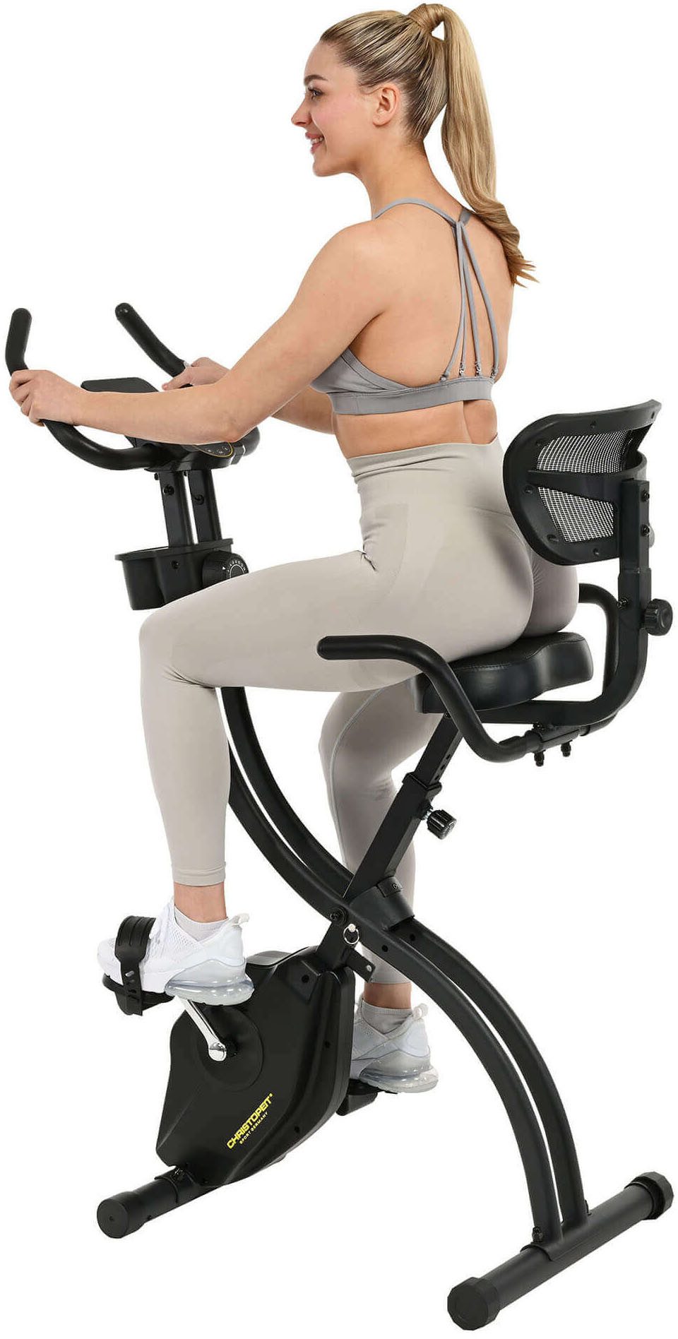Christopeit Sport® Heimtrainer S-Bike Velo Fit, 120 kg max. Benutzergewicht, Fahrrad, 14 Widerstandsstufen