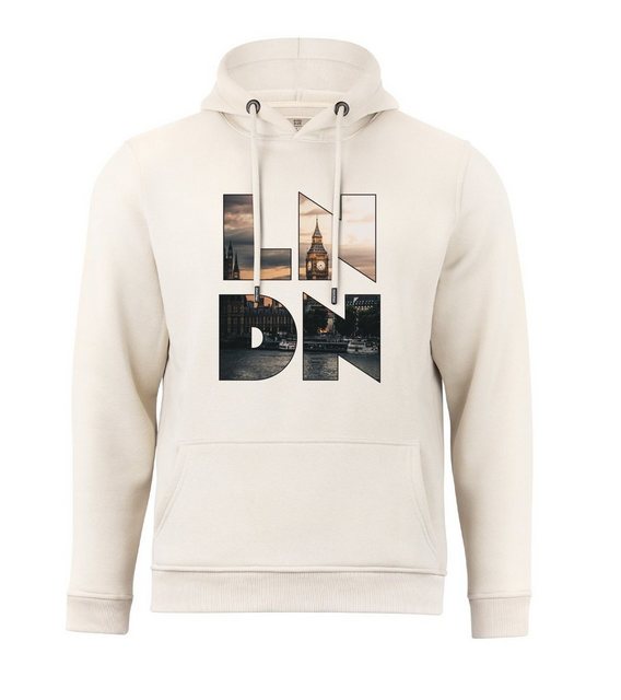 Cotton Prime® Hoodie Skyline London - Weltenbummler Kollektion mit weichem günstig online kaufen