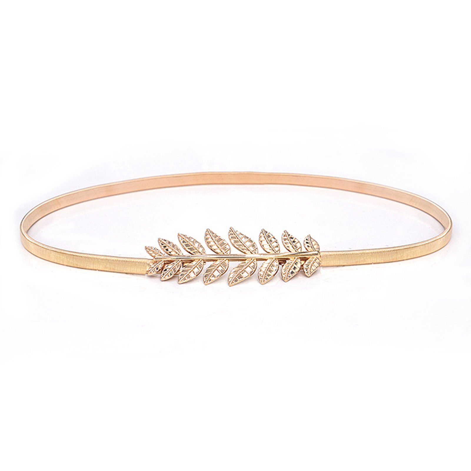 Die Blätterdekorationsgürtel Mit Gold Für Blusmart Brautkleidgürtel Ledergürtel Luxuriöser