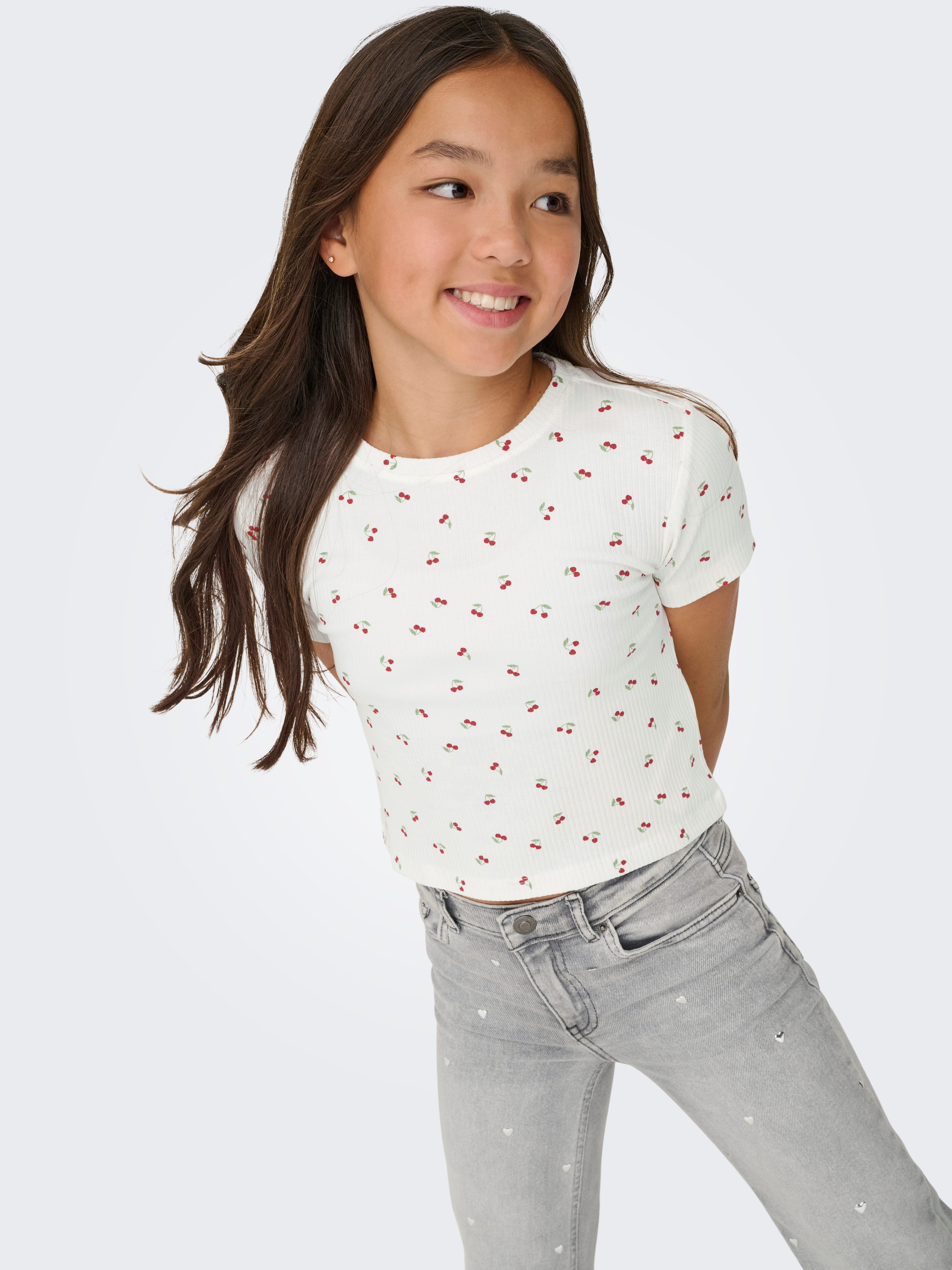 KIDS ONLY T-Shirt KOGBELLA LIFE SHORT AOP S/S TOP JRS NOOS