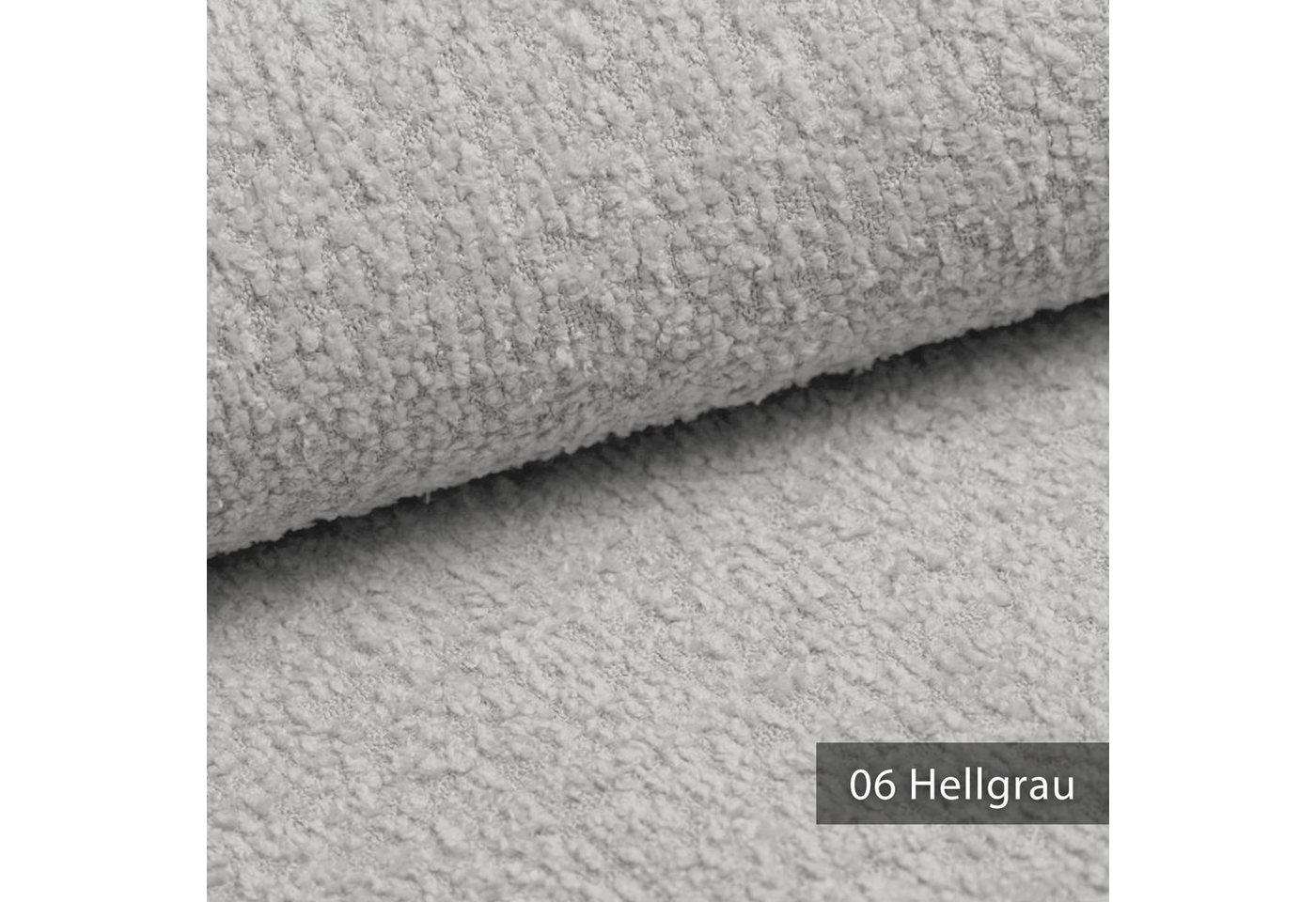 Thumbnail - novely® Stoff ABEL - Recycelter Bouclé-Polsterstoff - Schwer Entzündbarer Möbelstoff, 90% Recyceltes Polyester, Schwer E...