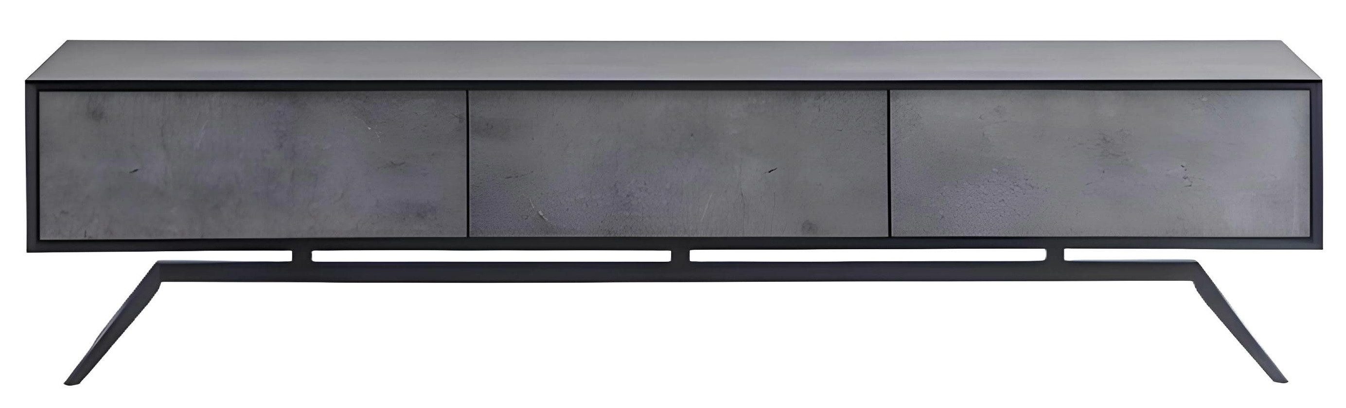 Xlmoebel Lowboard Modernes TV Board mit Stauraum in Hochglanz Weiß (TV-Ständer), Hergestellt in Europa