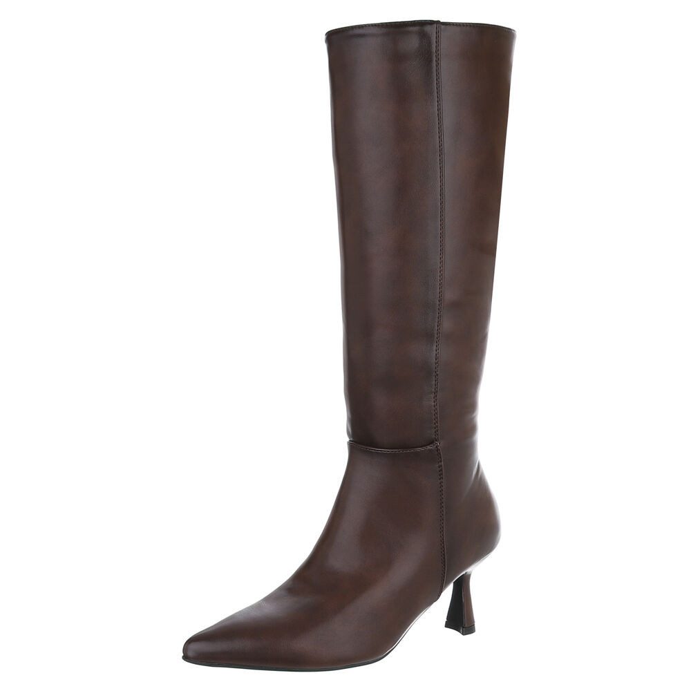 Ital-Design Elegante Damenstiefel mit Absatz für jeden Anlass Stiefel (9015 günstig online kaufen