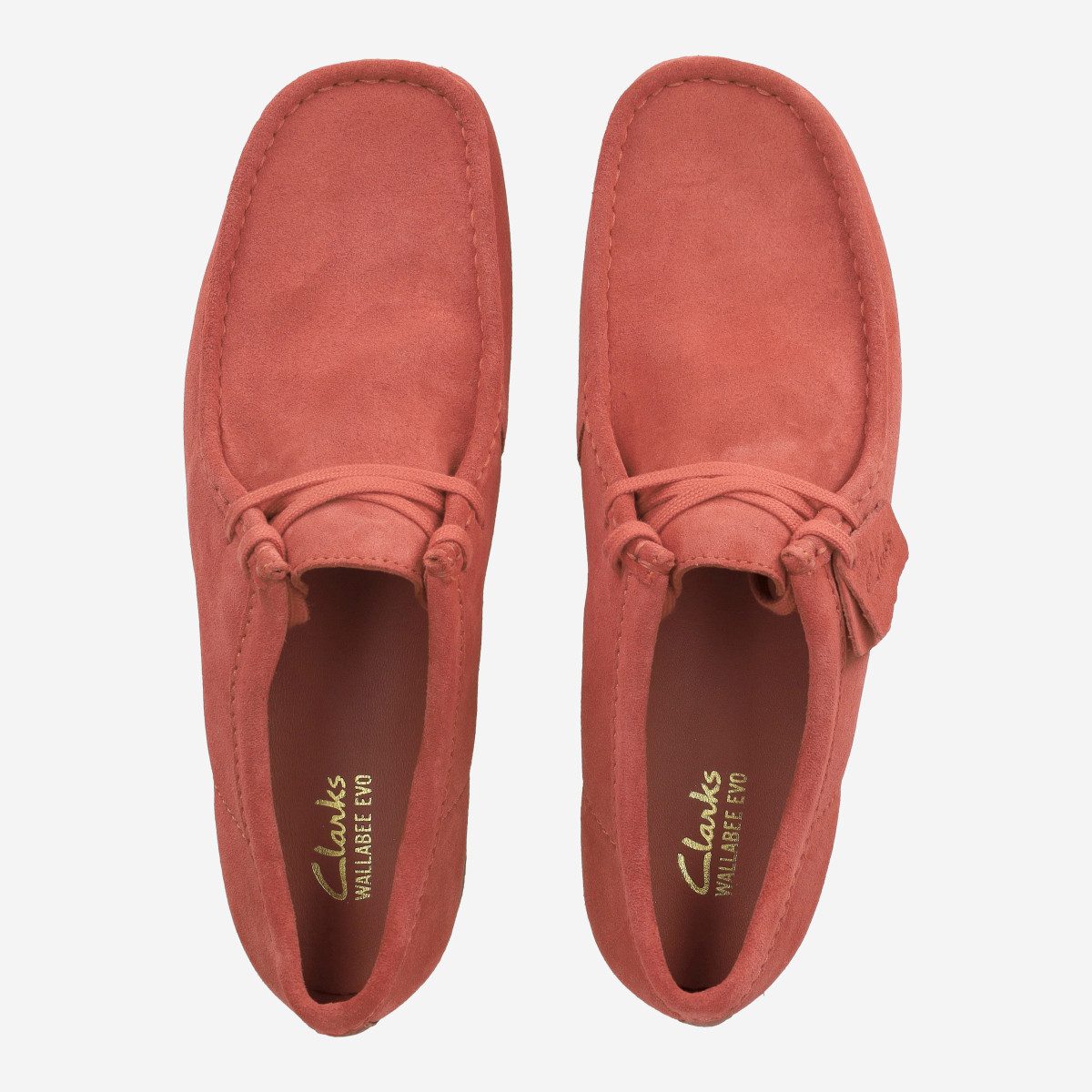 Clarks Clarks WallabeeEVO 26180921 7, Schnürschuhe, Rot, Herren Schnürschuh