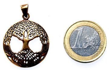 Kiss of Leather Kettenanhänger Lebensbaum Lebens Baum Tree of Life Yggdrasil Anhänger Bronze