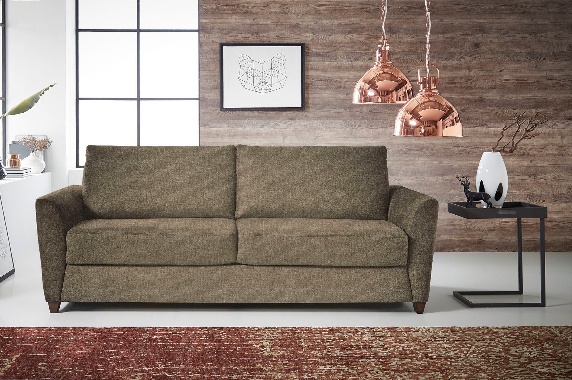 Bali Schlafsofa Dallas, Dauerschlaffunktion, mit Lattenrost günstig online kaufen