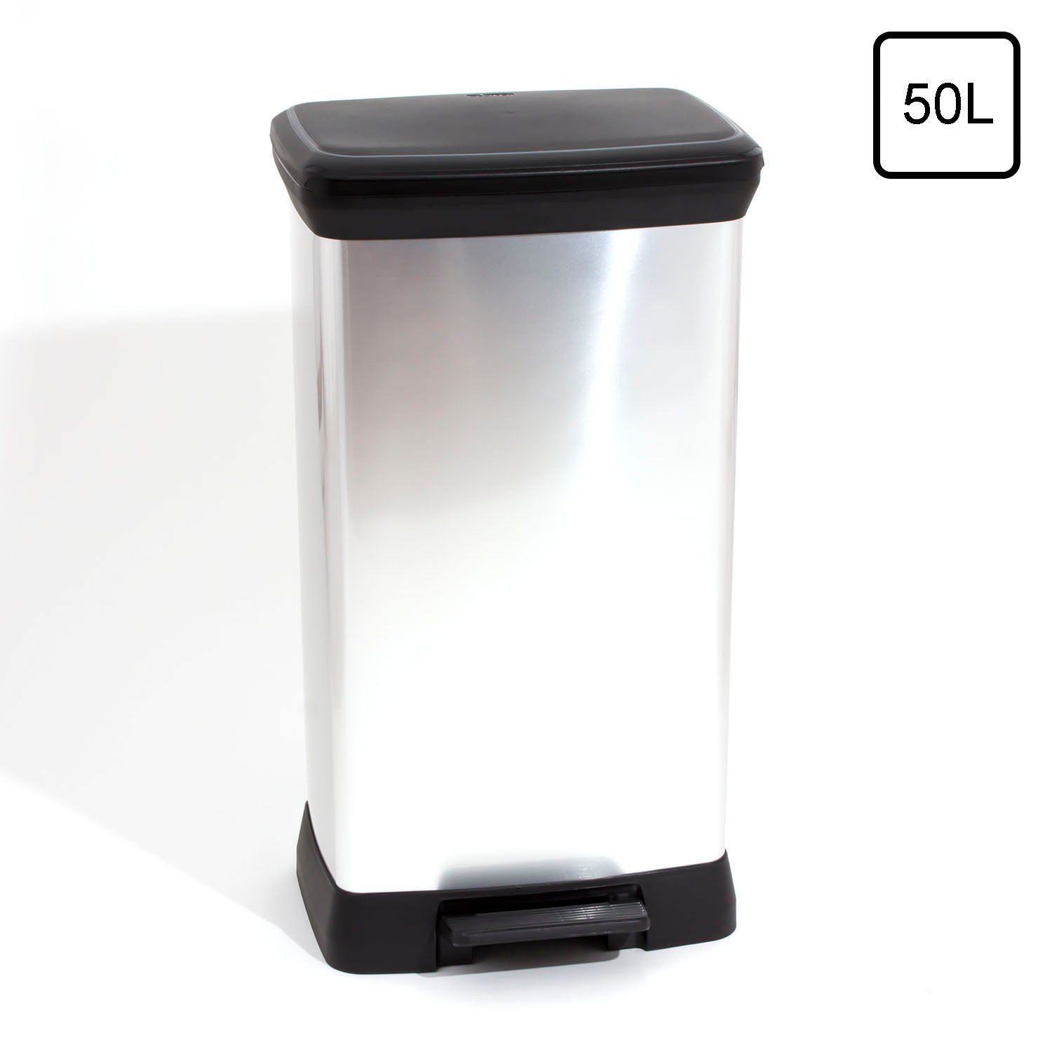 Curver Mülleimer, Abfallbehälter 50L