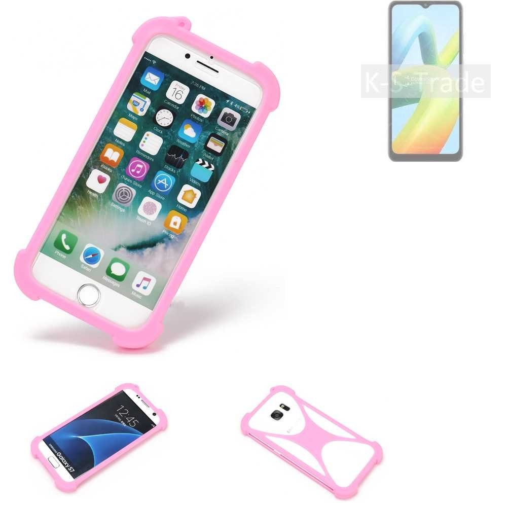 K-S-Trade Handyhülle für Xiaomi Redmi A1+, Handy Hülle Schutz Hülle Bumper Silikon Schutz Hülle Cover Case