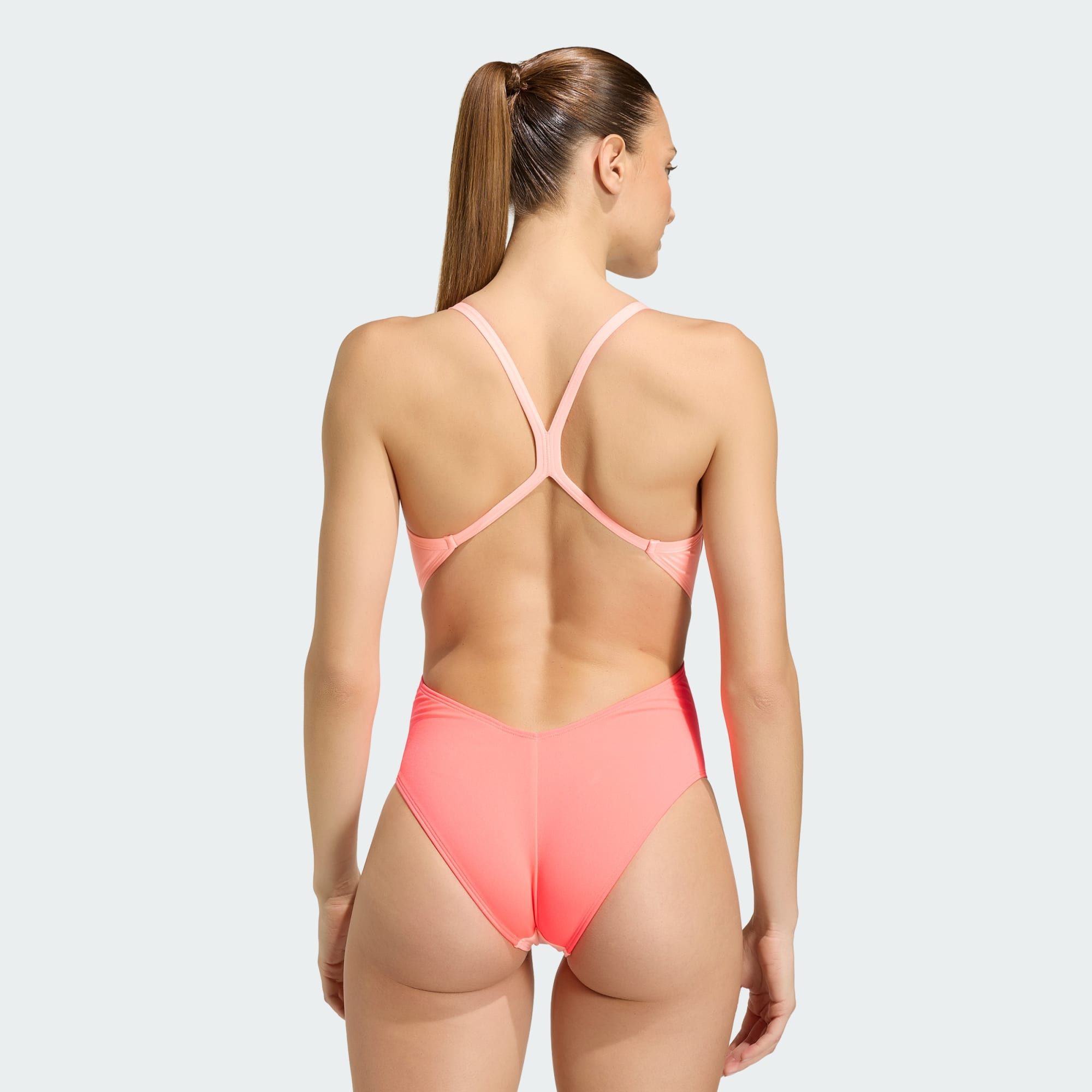 adidas Performance Badeanzug RIPSTREAM TEAM THIN STRAPS C-BACK BADEANZUG (1-St)