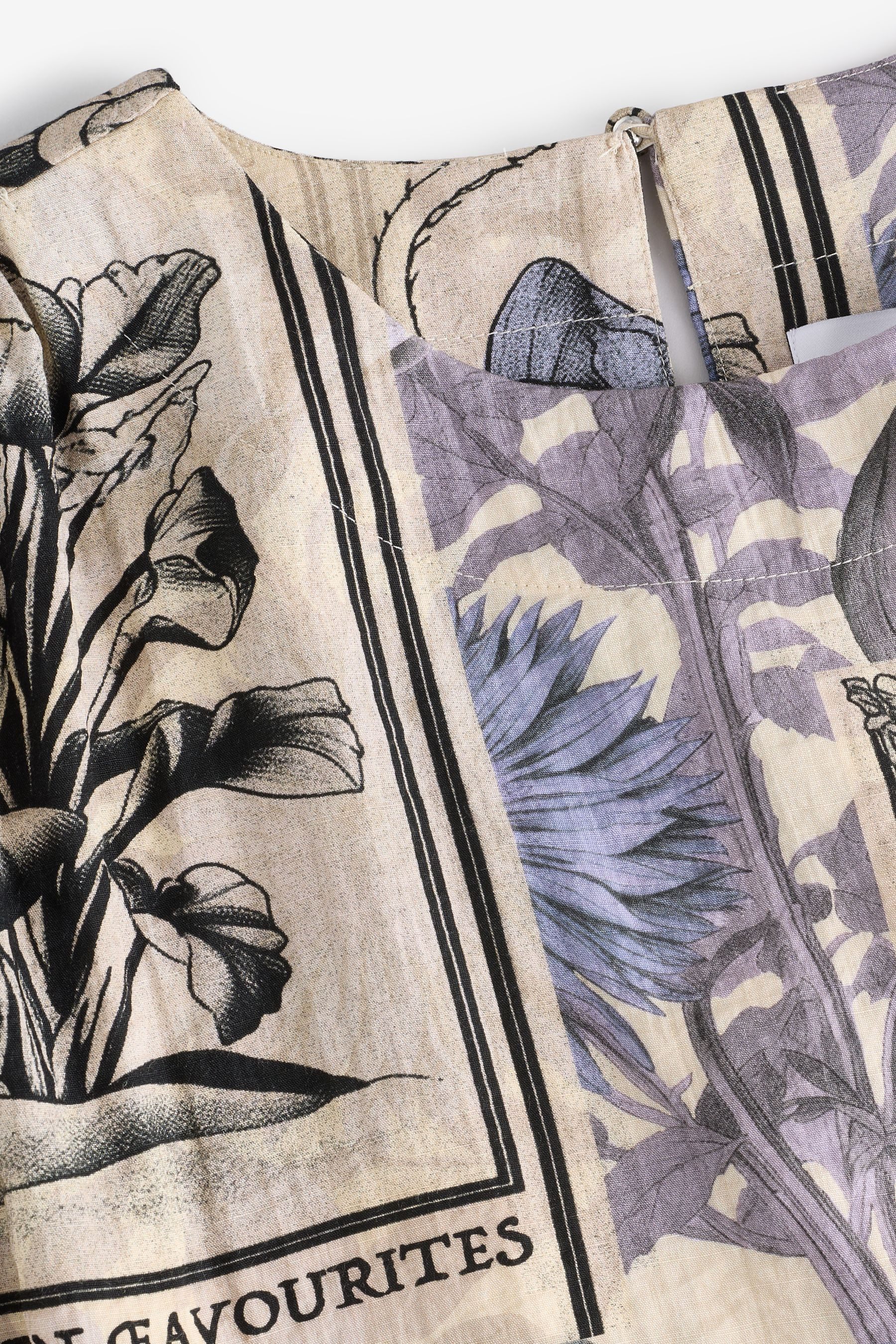 Next Ballonshirt Kastiges Oberteil mit Ballonsaum, Kurzgröße (1-tlg)