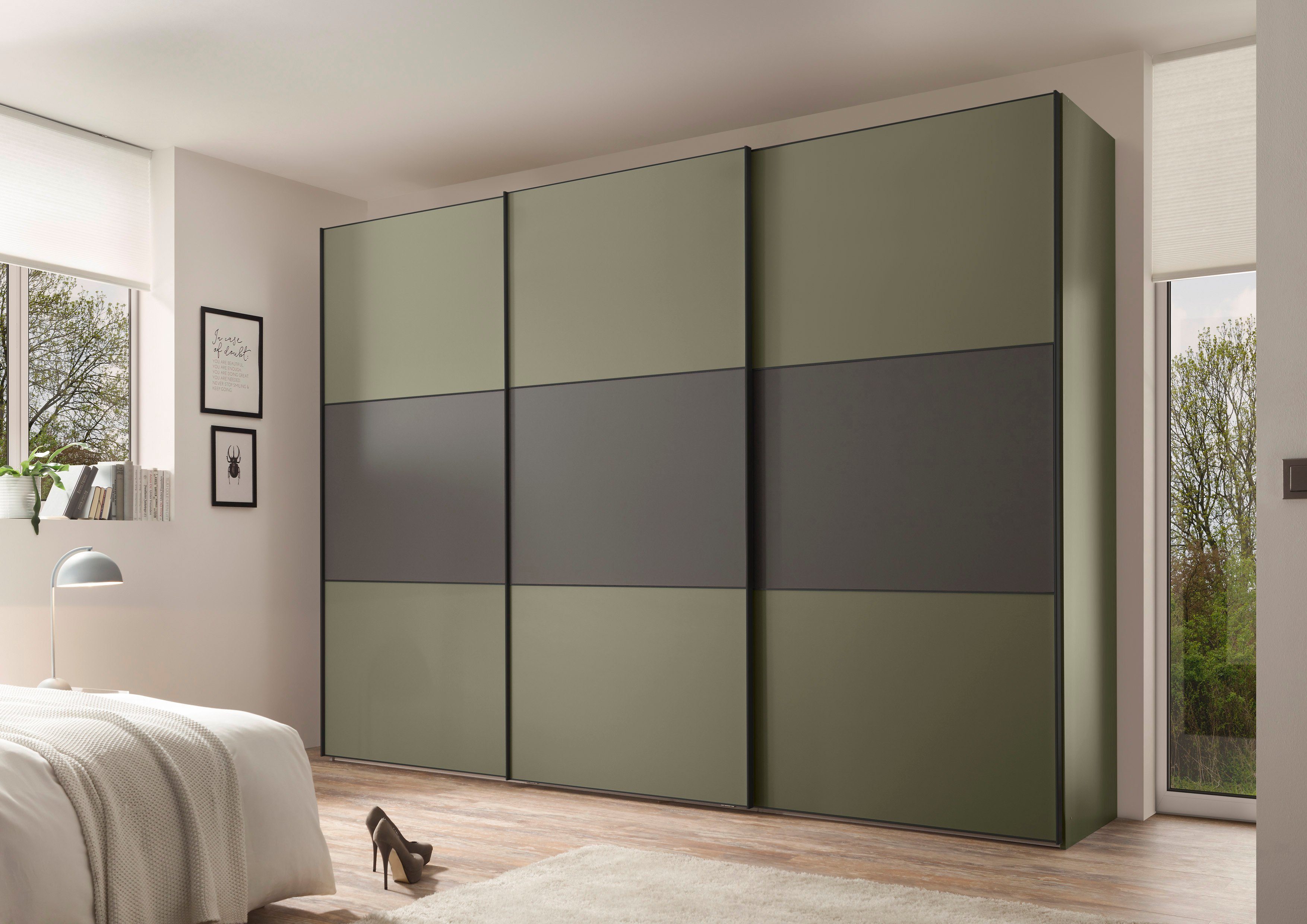 STAUD Schwebetürenschrank Includo, Made in Germany Mit vier verschiedenen Ausstattungsvarianten