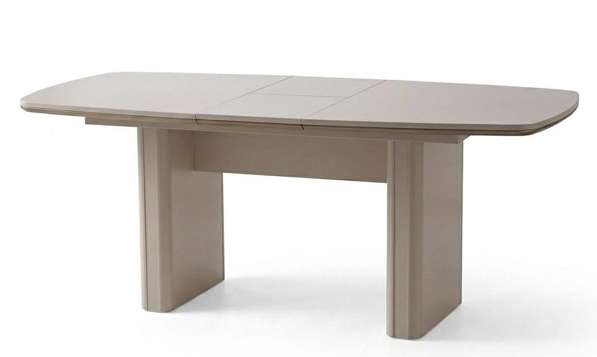 JVmoebel Esstisch Esstisch Modern Beige-grau Geometrisch Ausziehbar Funktional Elegant, Made in Europa