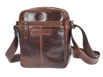 Greenburry Umhängetasche Rugged, Schultertasche, 21x22cm, Leder im antik Look