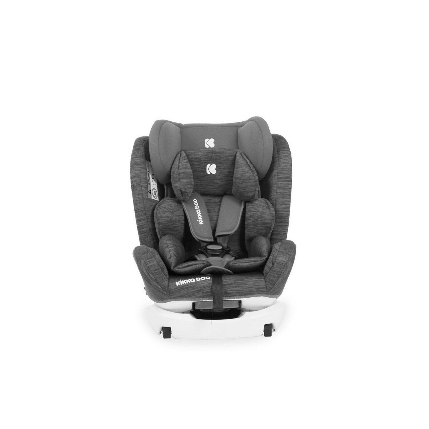 grau kg, Isofix, 36 SPS 4 (0-36kg) Kikkaboo bis: verstellbar Gruppe Kindersitz Autokindersitz 0+/1/2/3 Fix schwarz Double