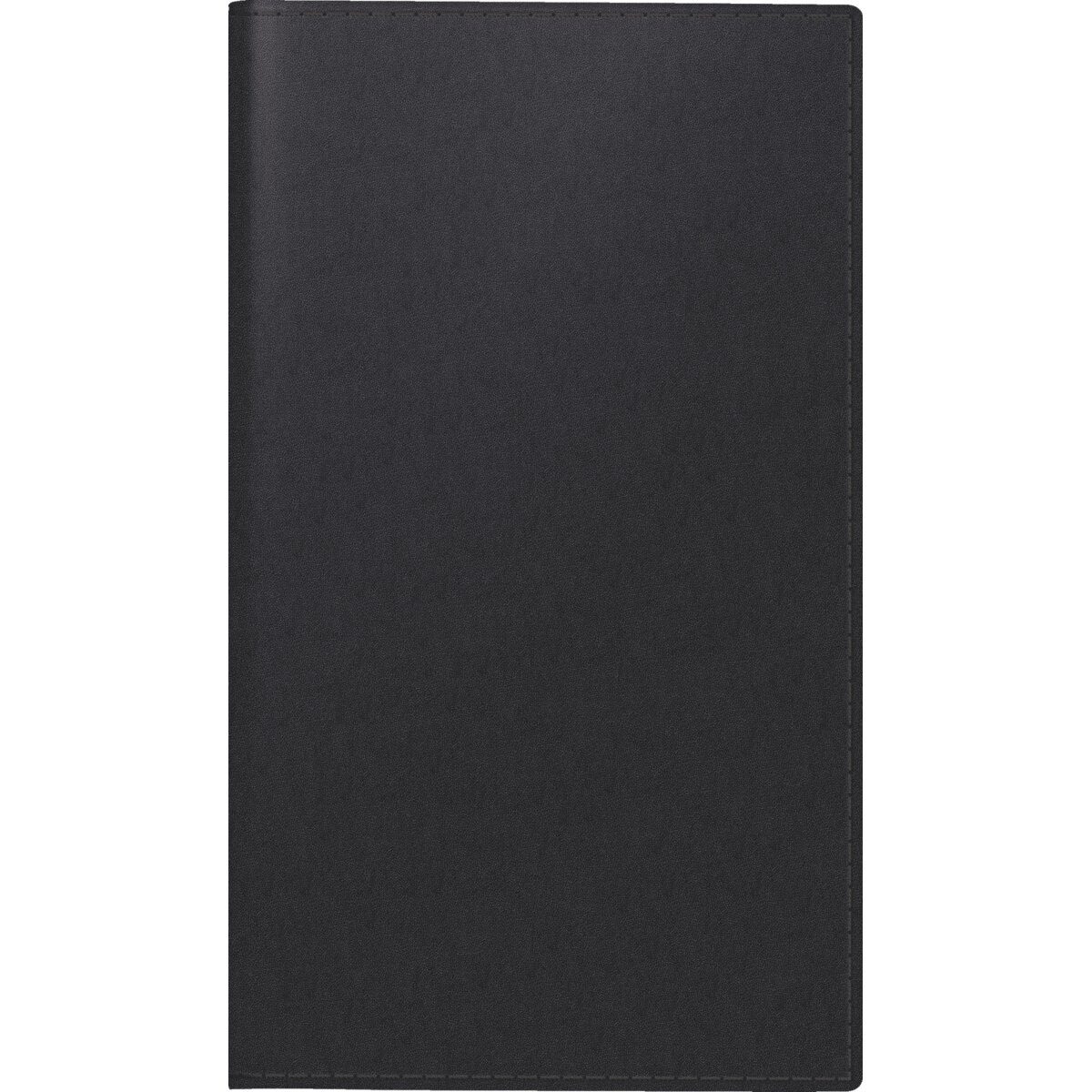 BRUNNEN Taschenkalender Taschenkalender 756 1 Woche/2 Seiten 8,7x15,3cm Kunstleder schwarz 202