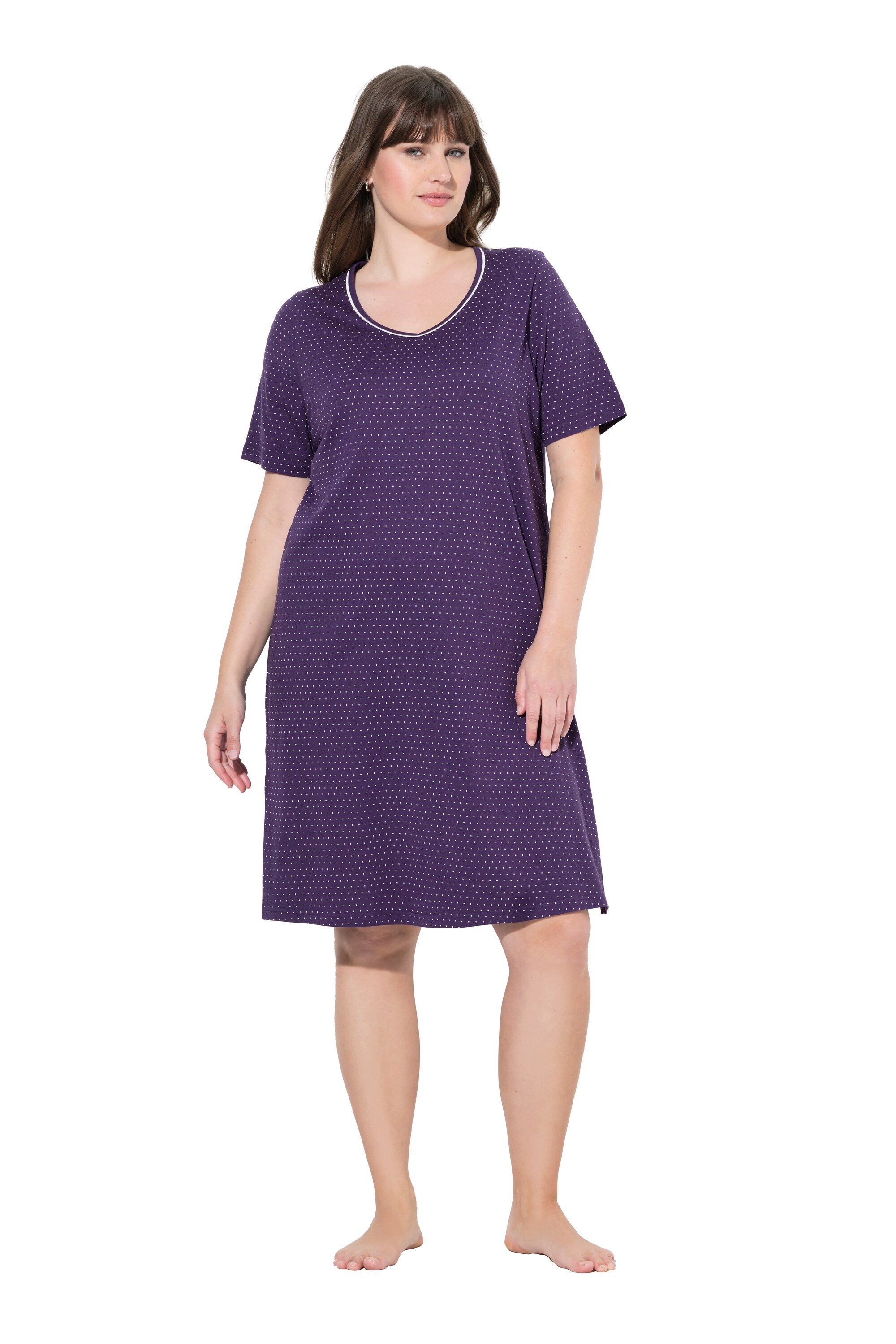 Ulla Popken Bigshirt Bigshirts 2er-Pack Rundhals/V-Ausschnitt günstig online kaufen