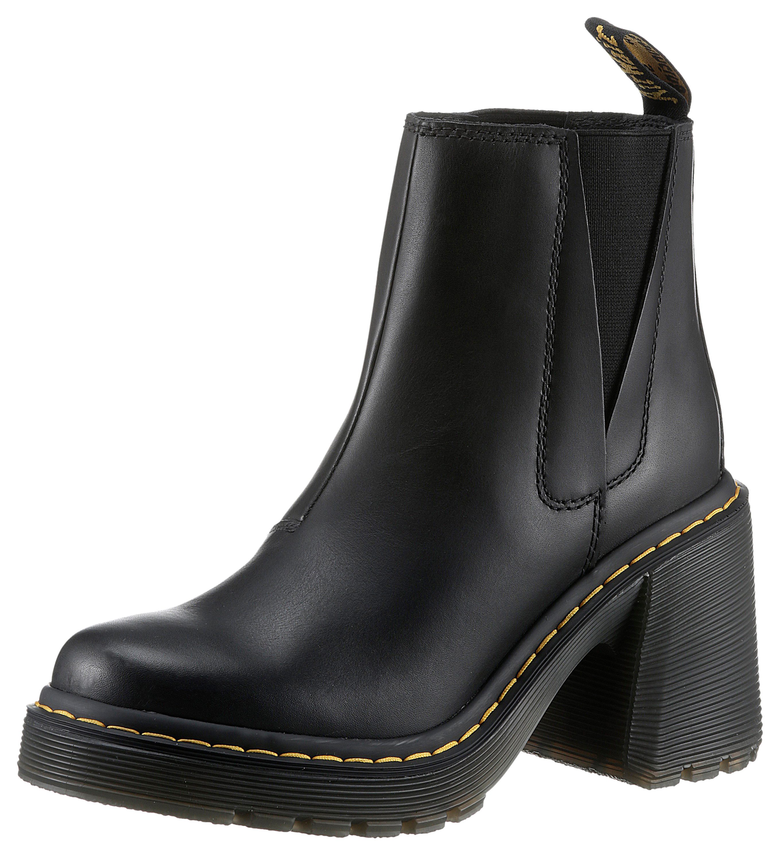 DR. MARTENS Spence Chelseaboots, Blockabsatz, Festival, Stiefelette, Schlupfschuh mit Plateausohle