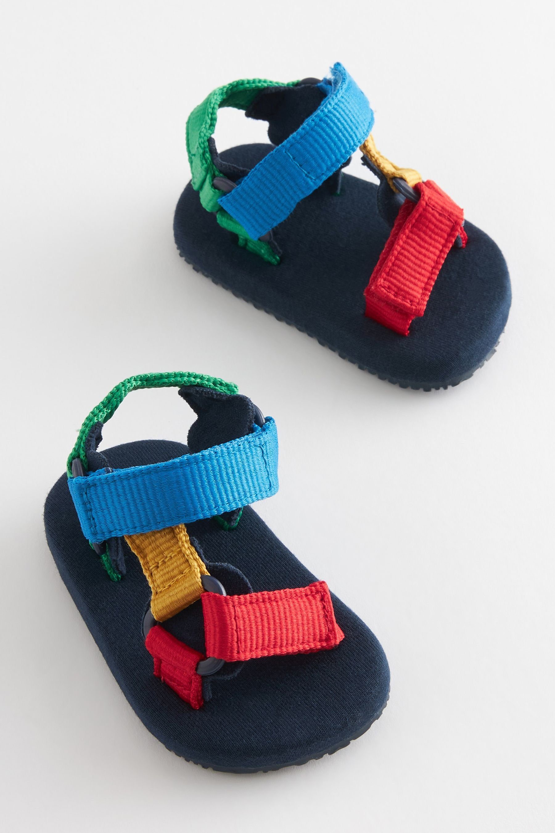 Next Bright (1-tlg) mit Colourblock Baby-Trekker-Sandalen Sandale Riemen Multi