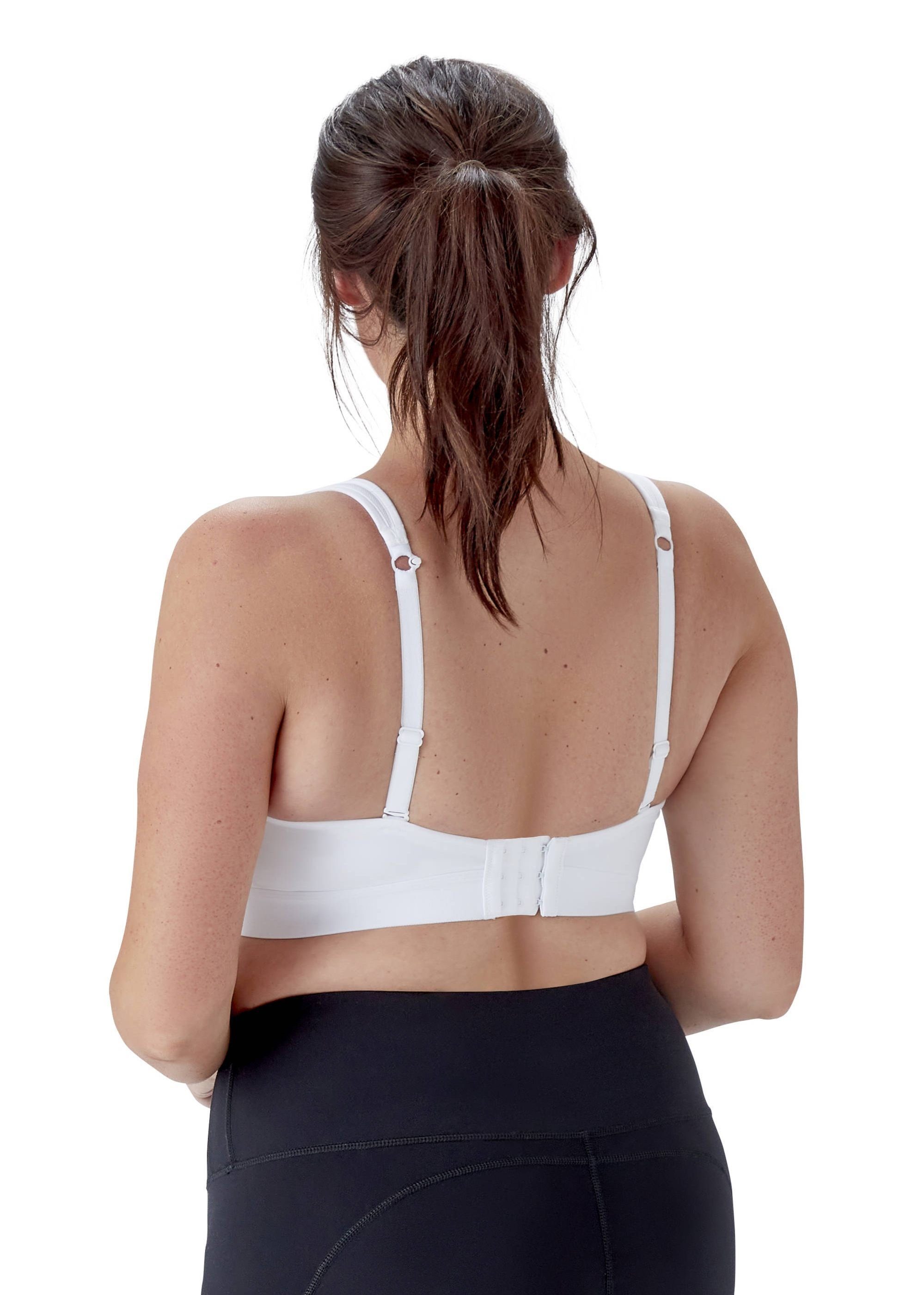 BERLEI Sport-BH Sport Ultimate (Bustier, mit 1-tlg., Sport glatt) Performance Crop Bügel White Top