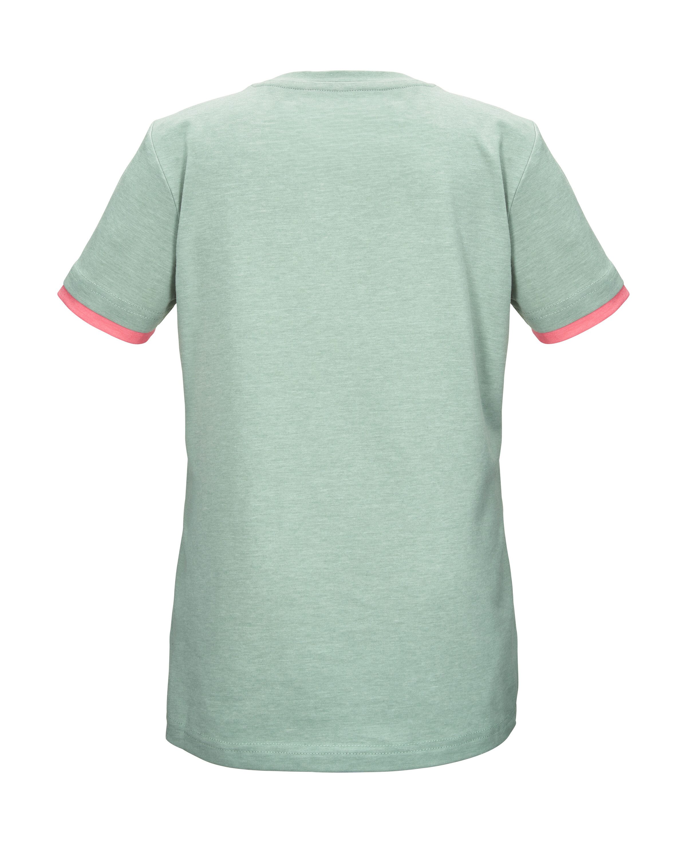 Killtec T-Shirt KOS 133 GRLS TSHRT Farbenfrohes Mädchen-T-Shirt mit „Sunday“-Print