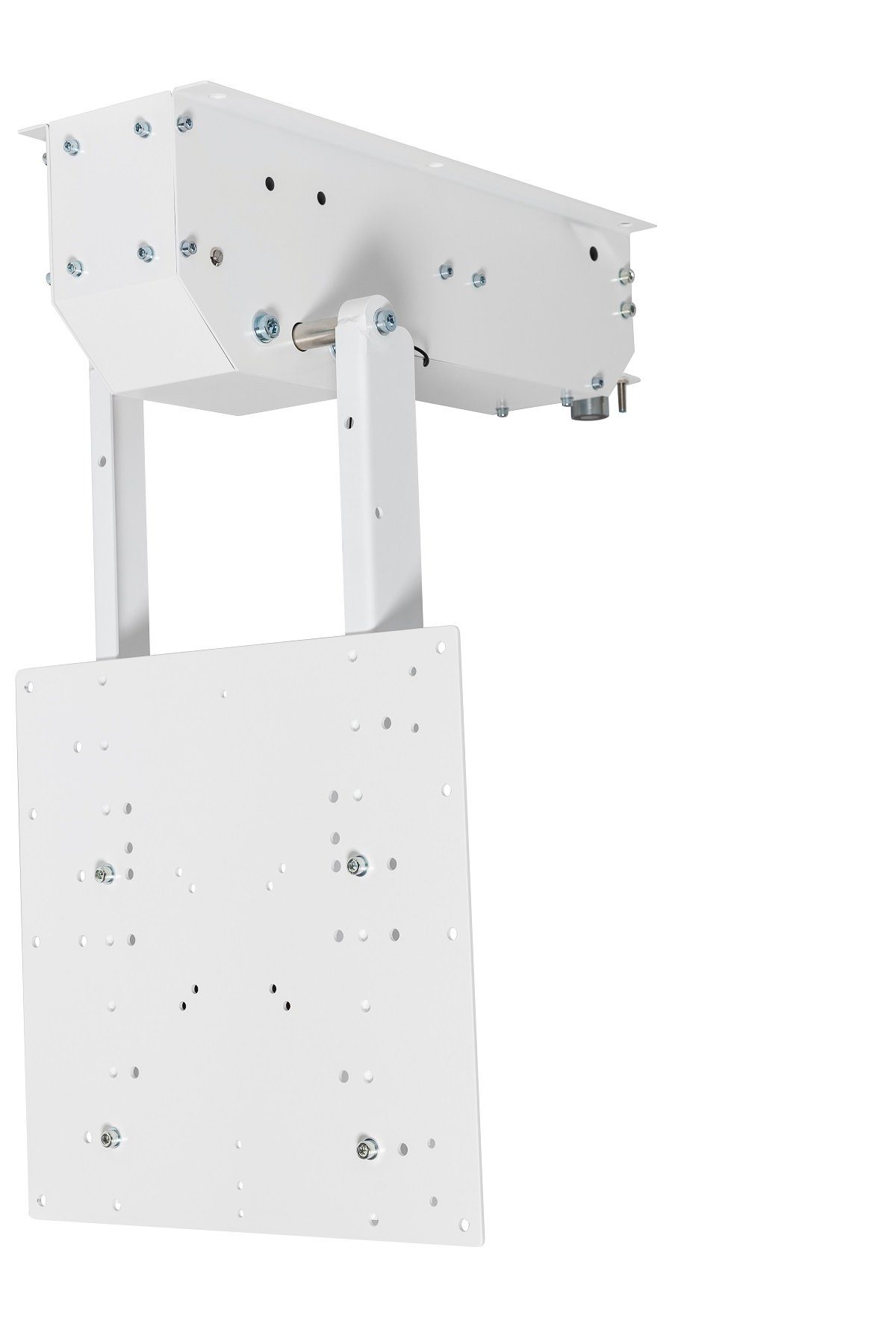 cleverUP pushMAXI-ROTO - elektrisch 75,00 bis und weiß (bis TV-Deckenhalterung, drehen drehen 360° 75Zoll Zoll, schwenken und teleskopieren) klappen