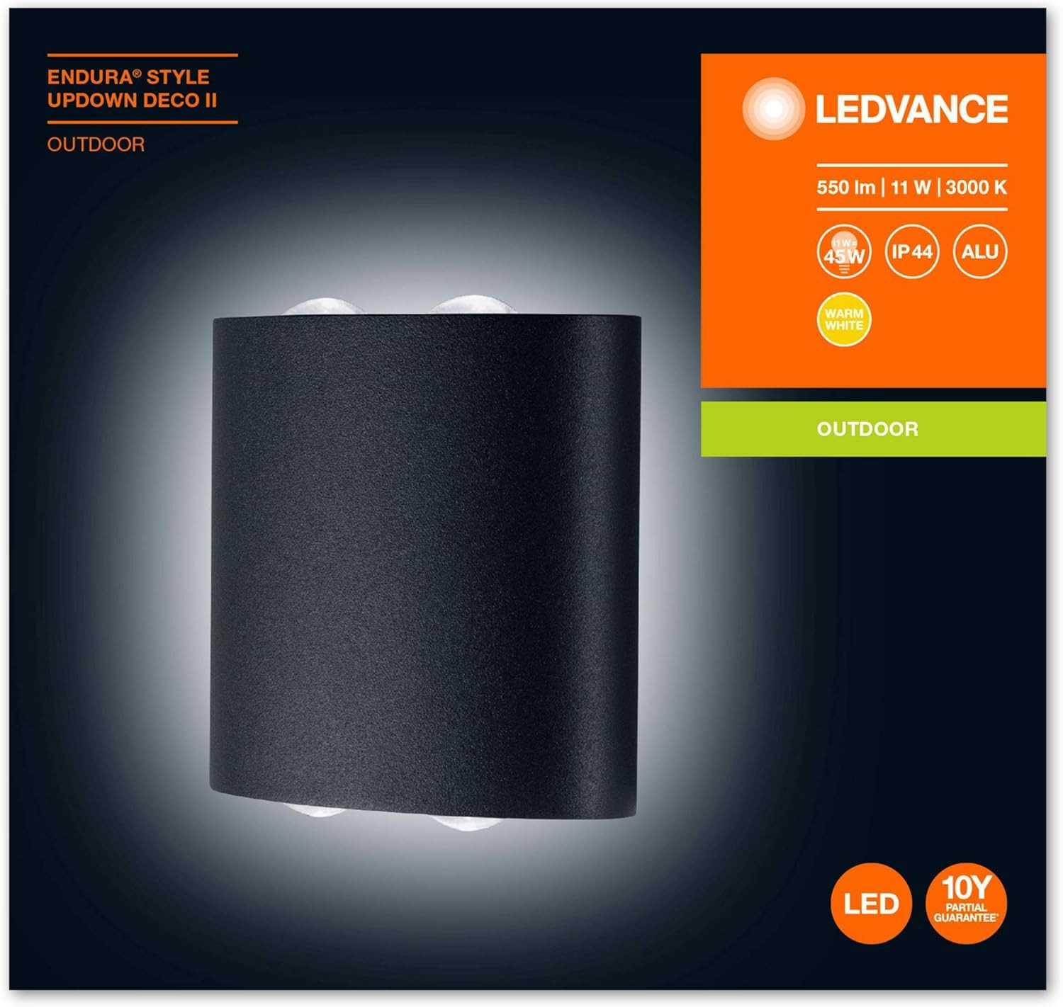 Ledvance Deckenleuchten LEDVANCE LED Wand- und Deckenleuchte, Leuchte für Außenanwendungen, Du, LEDVANCE LED Wand- und Deckenleuchte, Leuchte für Außenanwendungen, Du