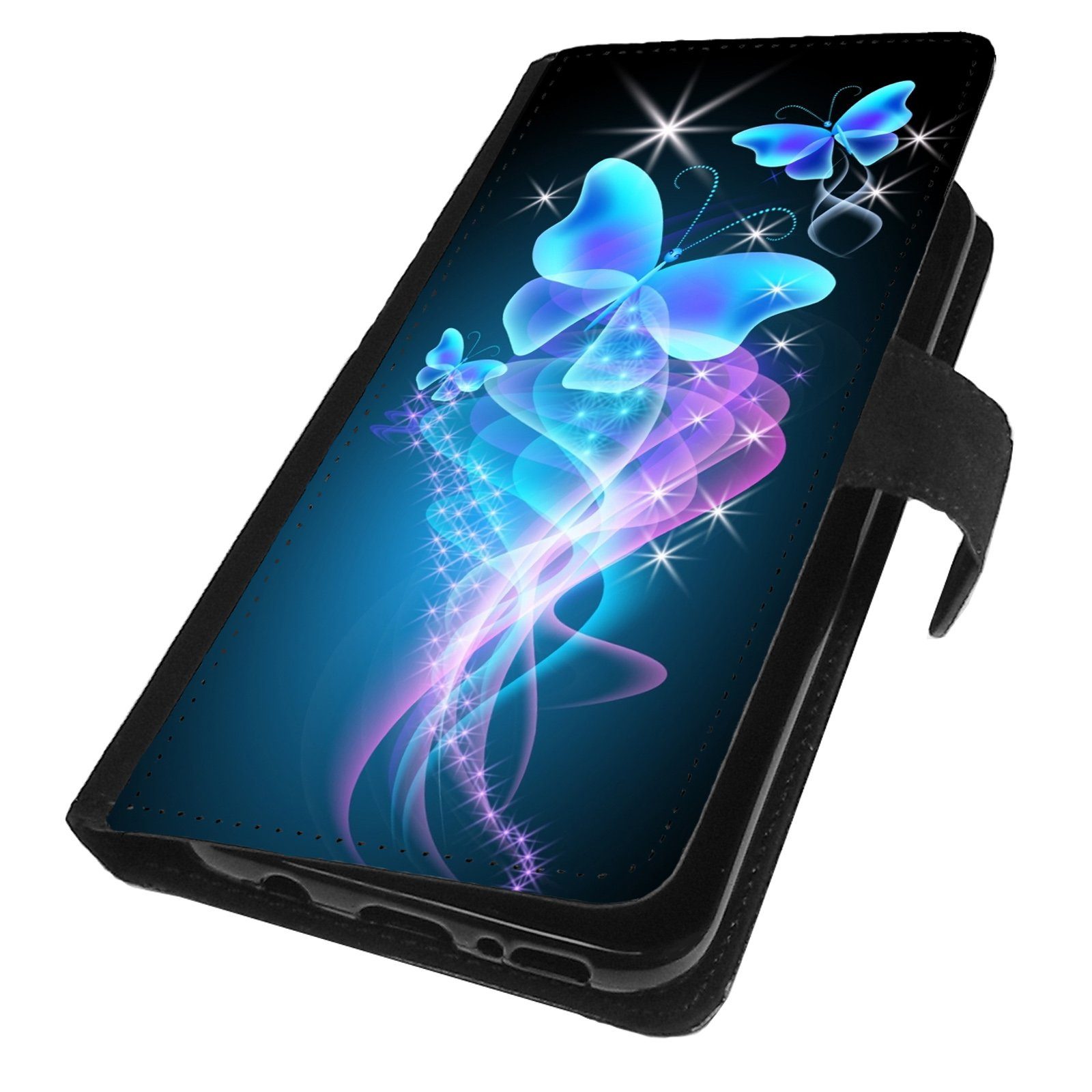 Traumhuelle Handyhülle MOTIV 286 Schmetterling Butterfly Hülle für Samsung Galaxy Handy, Handytasche Schutzhülle Flip Case Klapp Etui Cover Silikon