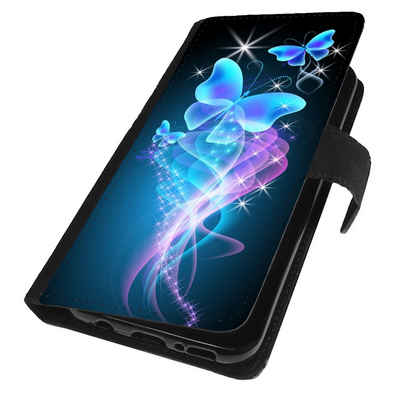 Traumhuelle Handyhülle MOTIV 286 Schmetterling für iPhone Xiaomi Google Huawei Motorola, Handy Tasche Schutz Etui Flip Case Klapp Hülle Cover Silikon