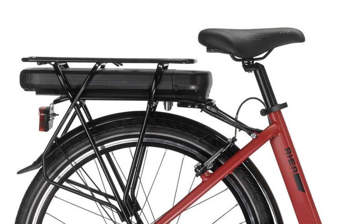 MBM E-Bike, 6 Gang Shimano, Kettenschaltung, Heckmotor, 518 Wh, Elektro-Citybike RHEA 28 Zoll