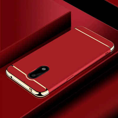 König Design Handyhülle Nokia 6, Nokia 6 Handyhülle Backcover Rot