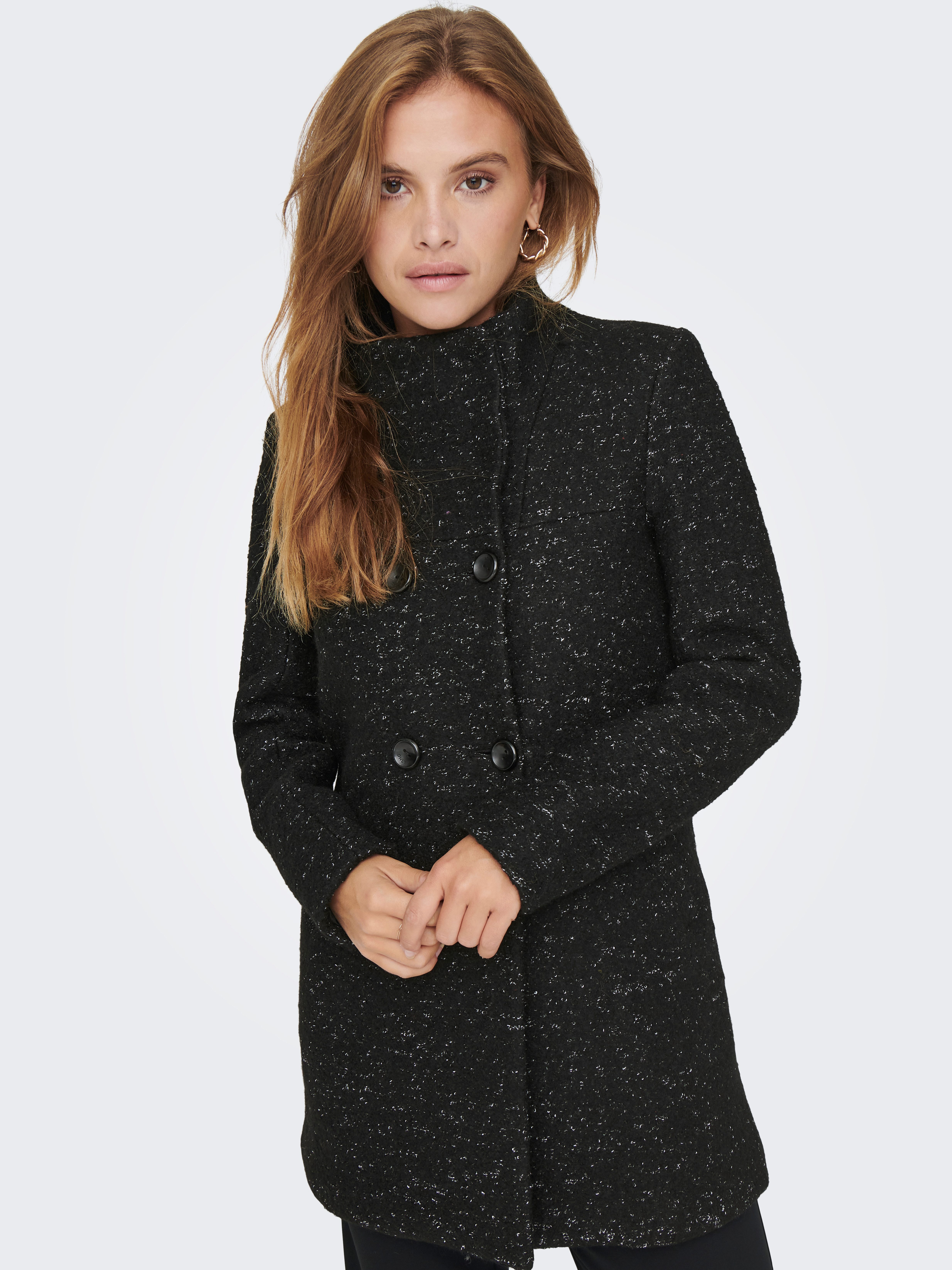 ONLY Langjacke ONLNEWSOPHIA WOOL COAT OTW CC Materialmix – Bild 4 von 5