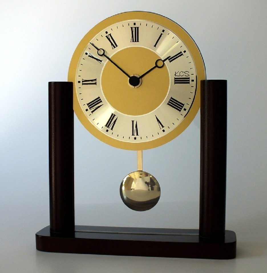 Beauty.Scouts Tischuhr Analoge Tischuhr Uhr mit "Mâcon" Standuhr 23x19 cm Pendel