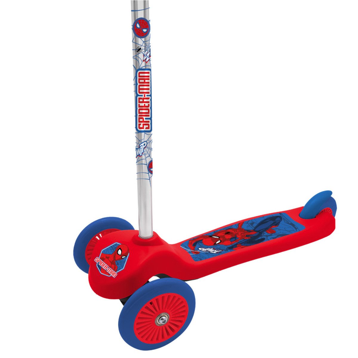 Seven Polska Dreirad Spiderman 3 Wheels Scooter Kinder Balance Roller mit Bremse