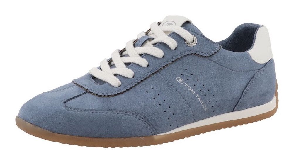 TOM TAILOR Cathrine Sneaker Freizeitschuh, Halbschuh, Schnürschuh mit Kontr günstig online kaufen