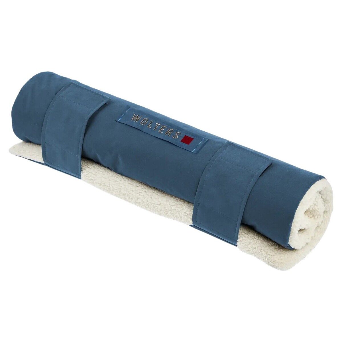 Wolters Tierdecke Reisedecke Vagabund mit Schaffell-Imitation petrol