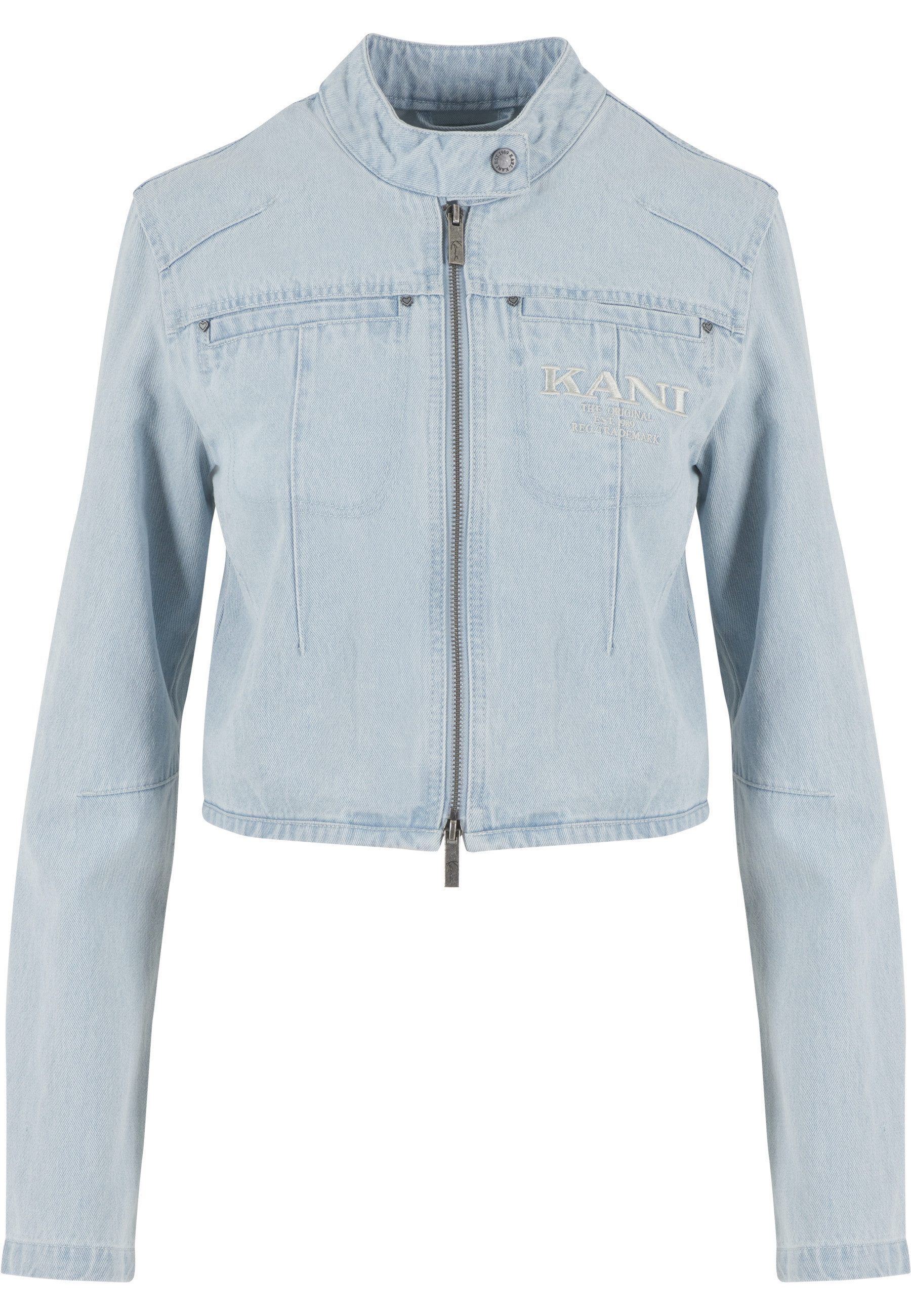 Karl Kani Allwetterjacke Karl Kani Retro TM Denim Biker Jacket (1-St)