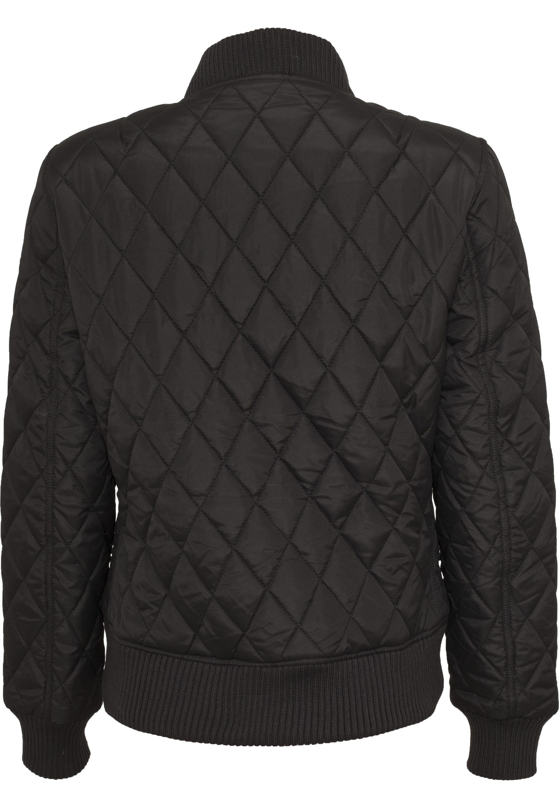 URBAN CLASSICS Langmantel Urban Classics Damen Ladies Diamond Quilt Nylon J günstig online kaufen